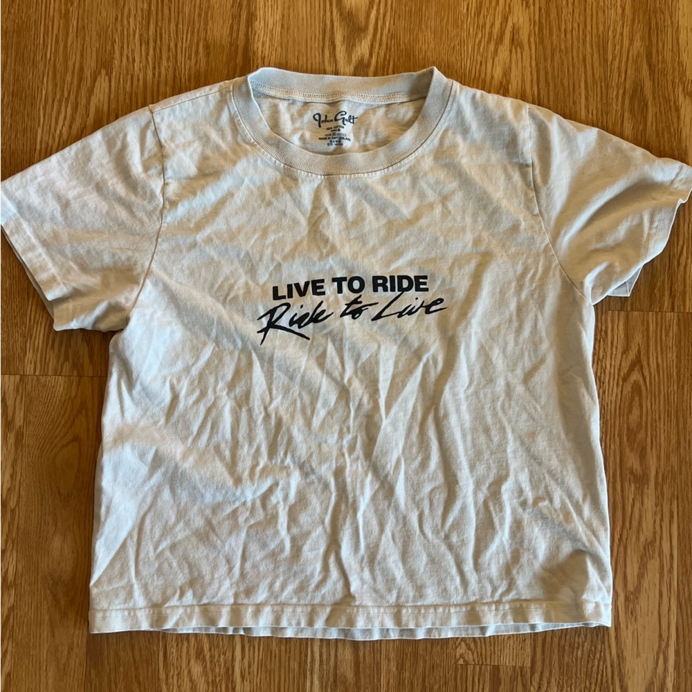 Cropped graphic Tee